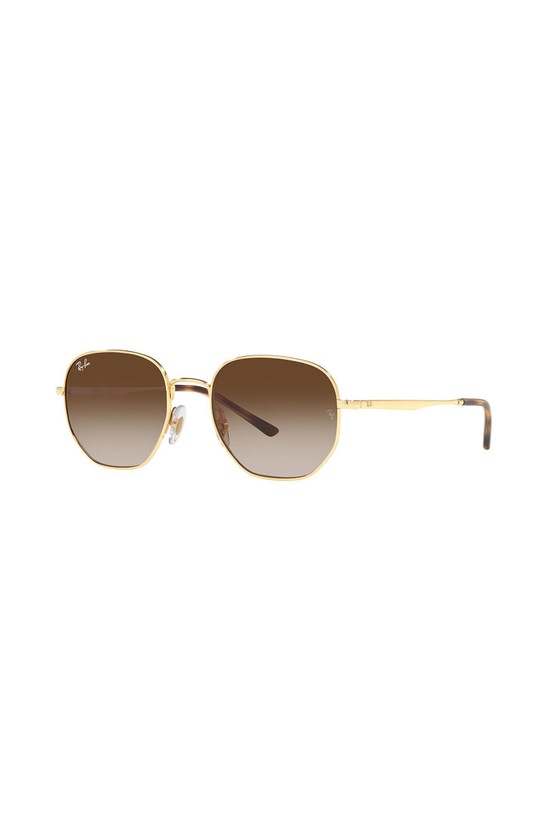 Ray-Ban okulary przeciwsłoneczne złoty 0RB3682