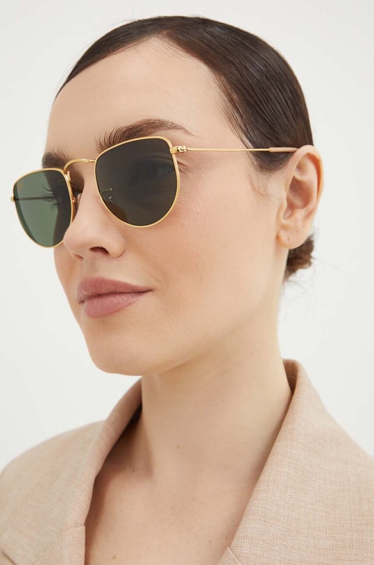Akcesoria Ray-Ban okulary przeciwsłoneczne ELON 0RB3958 złoty