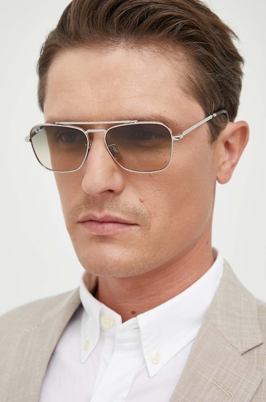 Ray-Ban ochelari de soare 0RB3636.003/3255 argintiu AA00