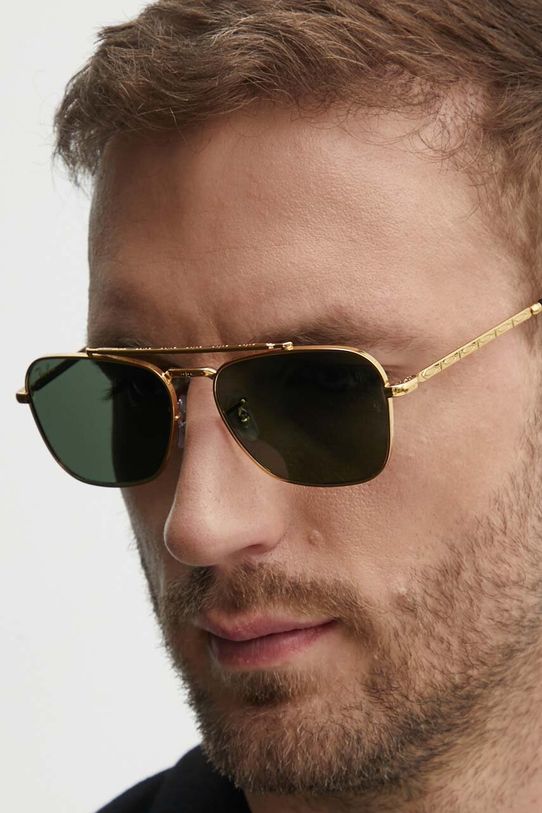 Akcesoria Ray-Ban okulary przeciwsłoneczne NEW CARAVAN 0RB3636.91963155 złoty