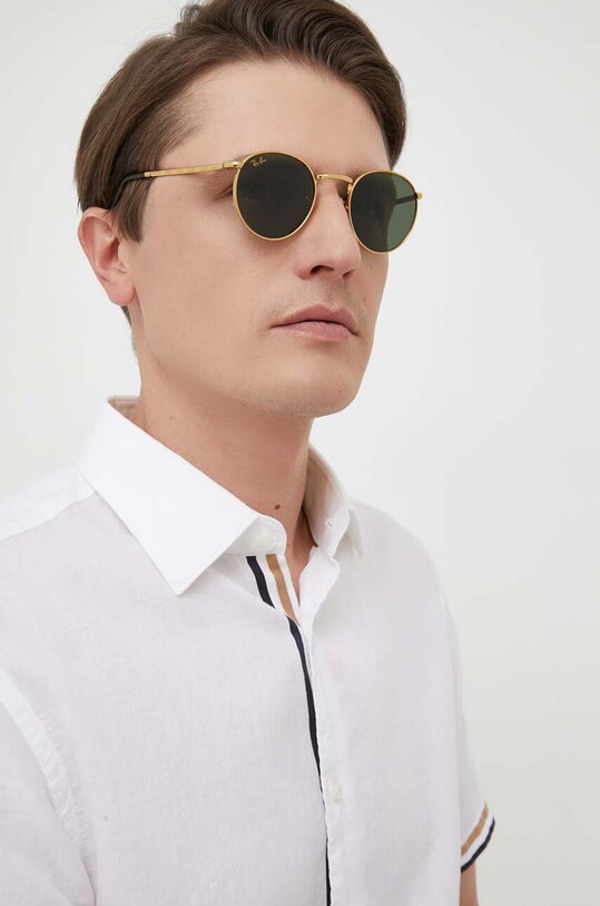 Ray-Ban sončna očala New Round 0RB3637.002/G147