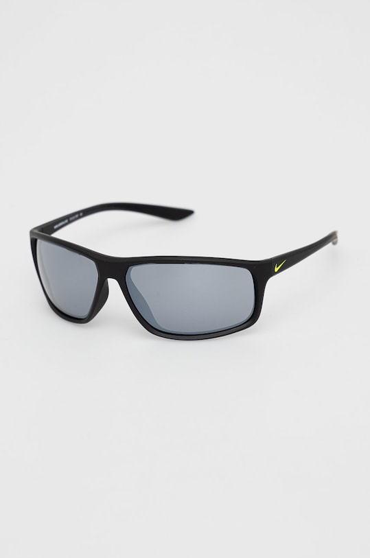 Nike okulary przeciwsłoneczne prostokątne czarny NI.EV1112.007