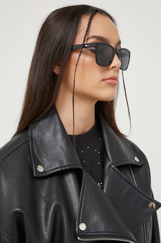 Akcesoria Tommy Jeans okulary przeciwsłoneczne TJ.0040/S zielony