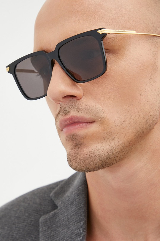 Bottega Veneta okulary przeciwsłoneczne BV1006S czarny