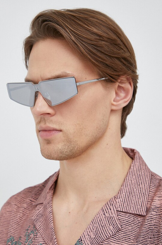 Akcesoria Balenciaga okulary przeciwsłoneczne BB0192S srebrny
