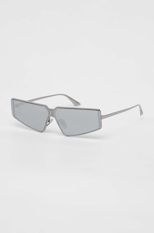 Balenciaga okulary przeciwsłoneczne jednolita srebrny BB0192S