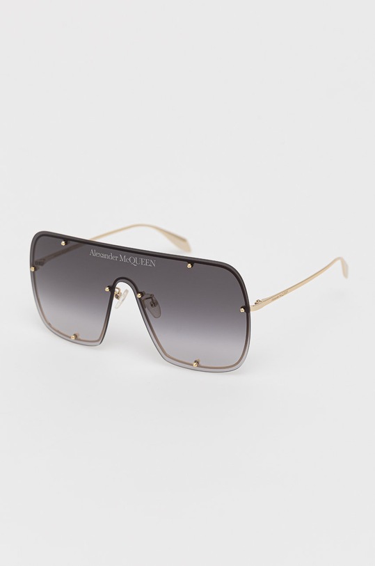 Alexander McQueen okulary przeciwsłoneczne AM0362S złoty AA00
