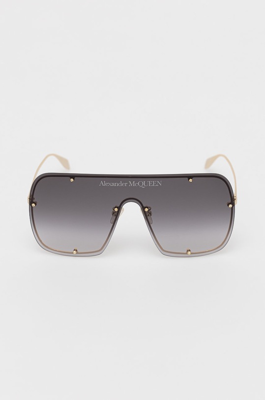 Akcesoria Alexander McQueen okulary przeciwsłoneczne AM0362S złoty