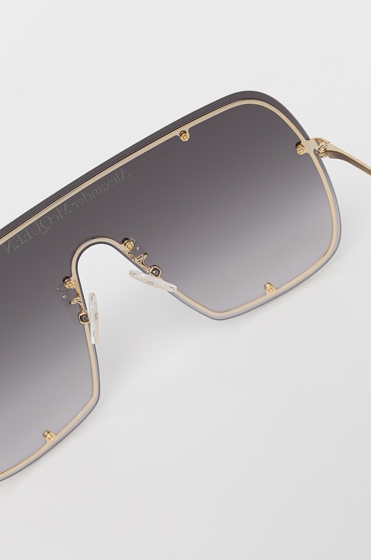 Alexander McQueen okulary przeciwsłoneczne złoty AM0362S