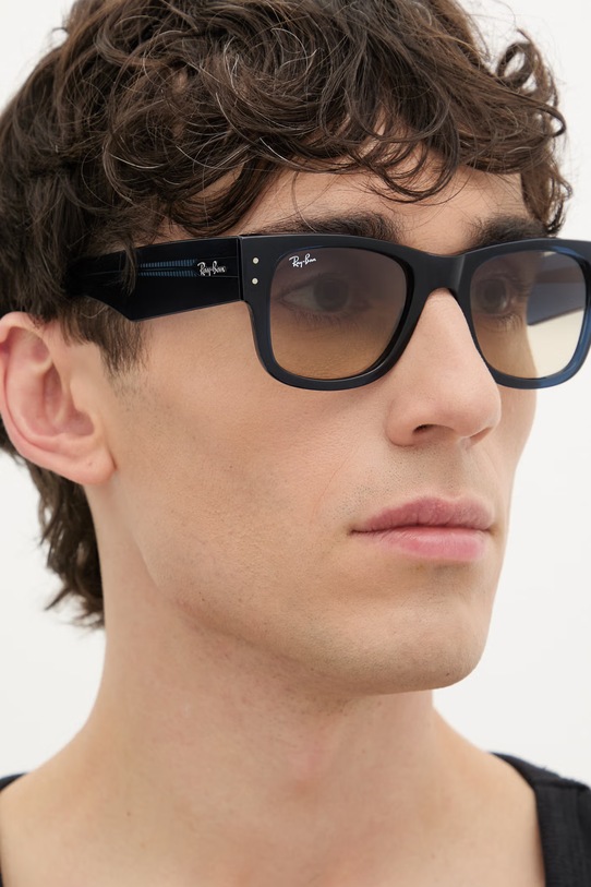 Ray-Ban MEGA WAYFARER sluneční brýle typu wayfarer námořnická modř 0RB0840S