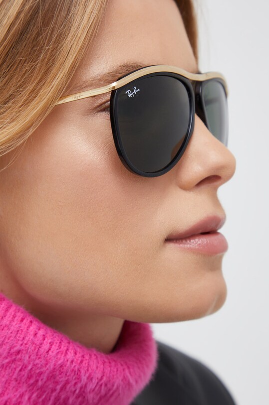 Slnečné okuliare Ray-Ban OLYMPIAN AVIATOR 0RB2219