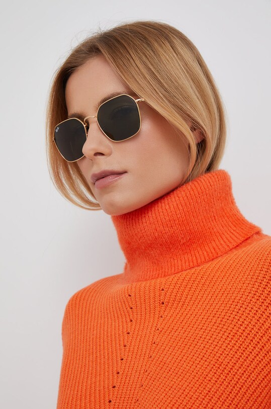 Ray-Ban okulary przeciwsłoneczne JIM złoty 0RB3694.001.31