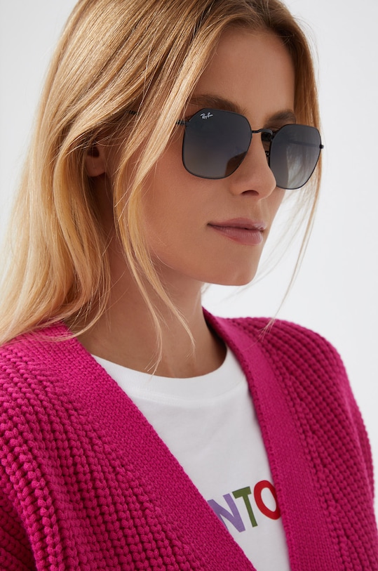 Ray-Ban okulary przeciwsłoneczne JIM czarny 0RB3694