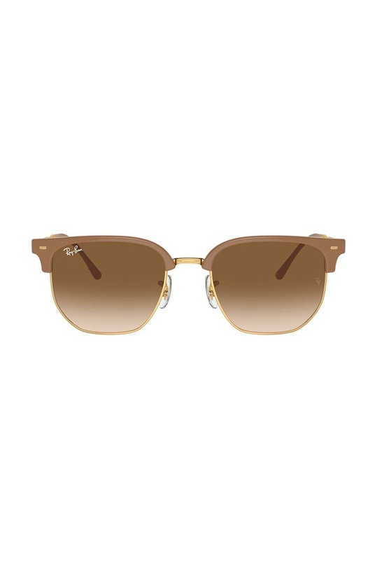 Ray-Ban okulary przeciwsłoneczne NEW CLUBMASTER jednolita beżowy 0RB4416