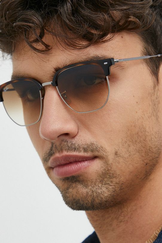Doplnky Slnečné okuliare Ray-Ban NEW CLUBMASTER 0RB4416.710.51 hnedá