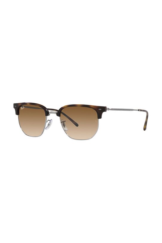 Slnečné okuliare Ray-Ban NEW CLUBMASTER hladký hnedá 0RB4416.710.51