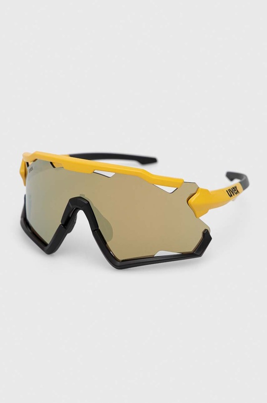 Uvex okulary przeciwsłoneczne Sportstyle 228 prostokątne żółty 53.2.067