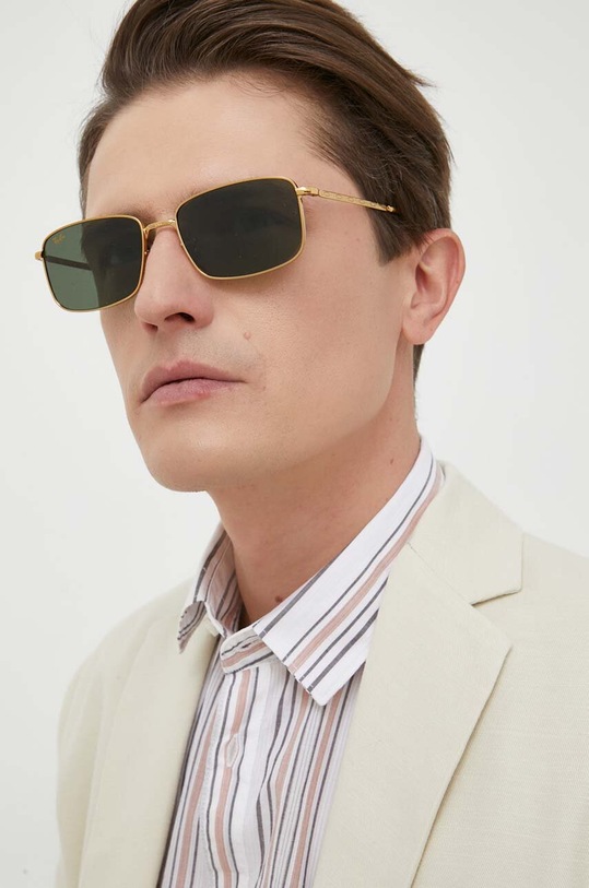 Ray-Ban okulary przeciwsłoneczne 0RB3717 złoty AA00