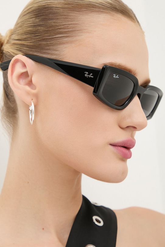Ray-Ban okulary przeciwsłoneczne KILIANE 0RB4395 czarny AA00