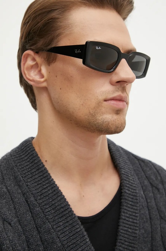 Ray-Ban okulary przeciwsłoneczne KILIANE 0RB4395 czarny AA00