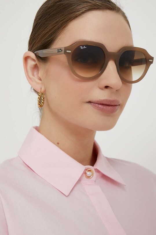 Αξεσουάρ Γυαλιά ηλίου Ray-Ban 0RB4399 μπεζ