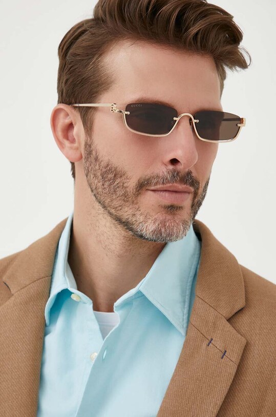 Slnečné okuliare Gucci GG1278S zlatá AA00