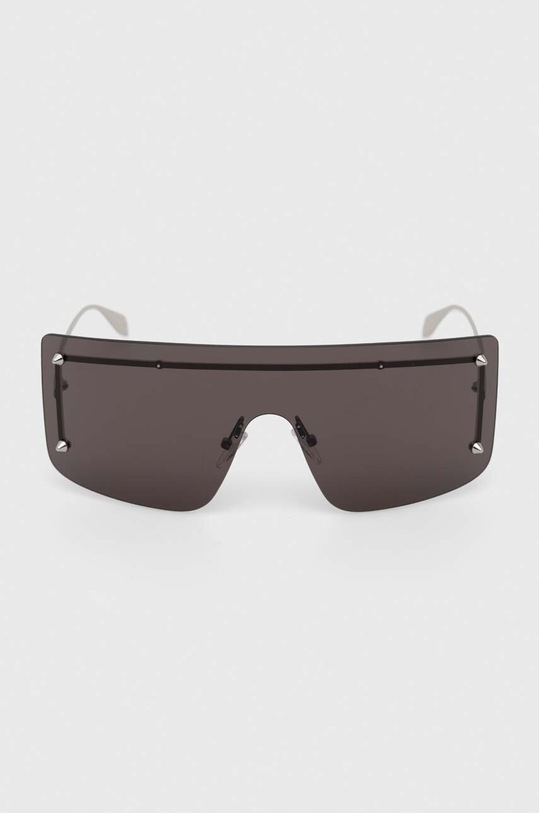 Alexander McQueen okulary przeciwsłoneczne jednolita srebrny AM0412S