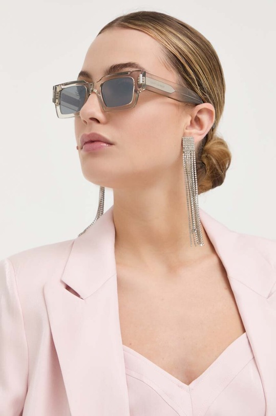 Аксесуари Сонцезахисні окуляри Saint Laurent SL.572 бежевий