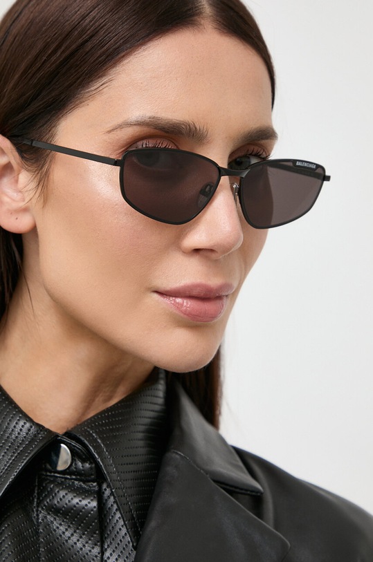 Balenciaga okulary przeciwsłoneczne BB0277S czarny