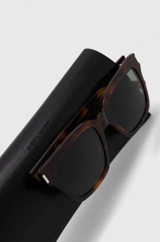 Saint Laurent okulary przeciwsłoneczne brązowy SL.507