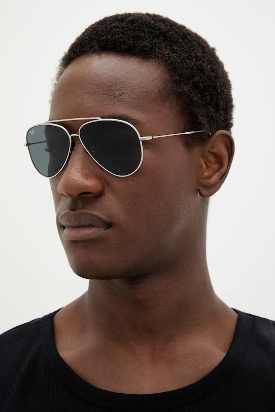 Слънчеви очила Ray-Ban 0RBR0101S AVIATOR REVERSE 0RBR0101S сив AA00