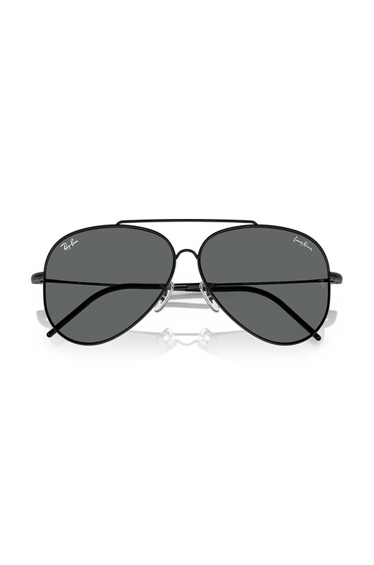 Ray-Ban okulary przeciwsłoneczne LENNY KRAVITZ X AVIATOR REVERSE 0RBR0101S