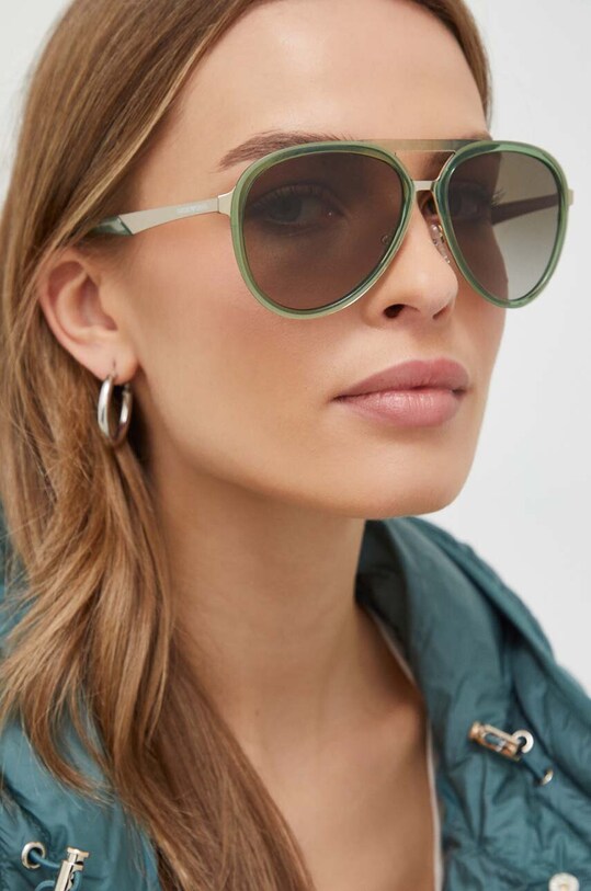 Akcesoria Emporio Armani okulary przeciwsłoneczne 0EA2145 zielony