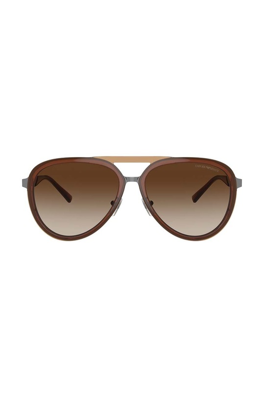 Emporio Armani okulary przeciwsłoneczne gradientowa brązowy 0EA2145