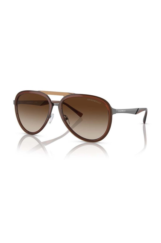 Emporio Armani okulary przeciwsłoneczne brązowy 0EA2145