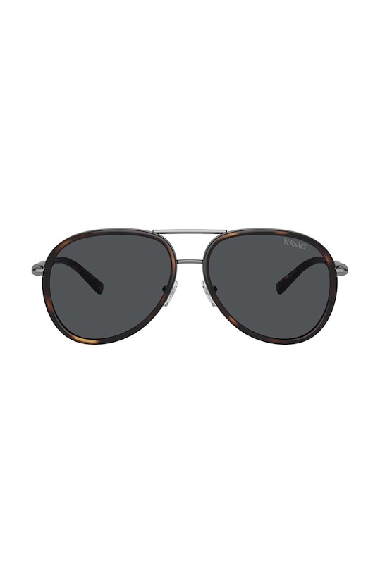 Slnečné okuliare Versace hladký sivá 0VE2260