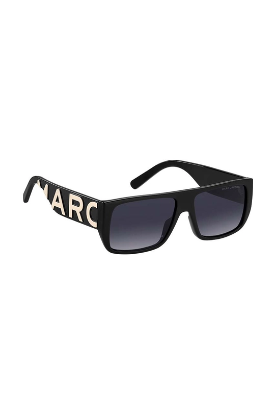 Сонцезахисні окуляри Marc Jacobs однотонна з деталлю чорний MARC.LOGO.096/S