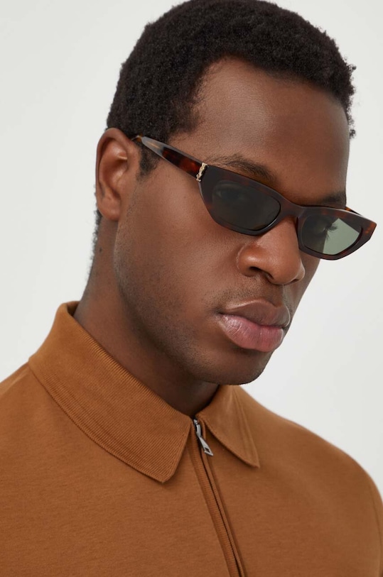Sluneční brýle Saint Laurent SL.M126 hnědá AA00