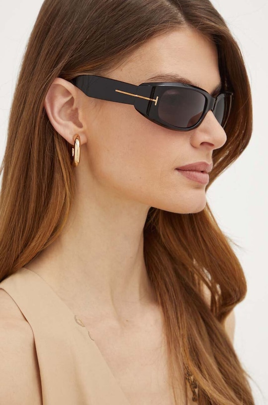 Tom Ford okulary przeciwsłoneczne FT1064.5901A czarny AA00
