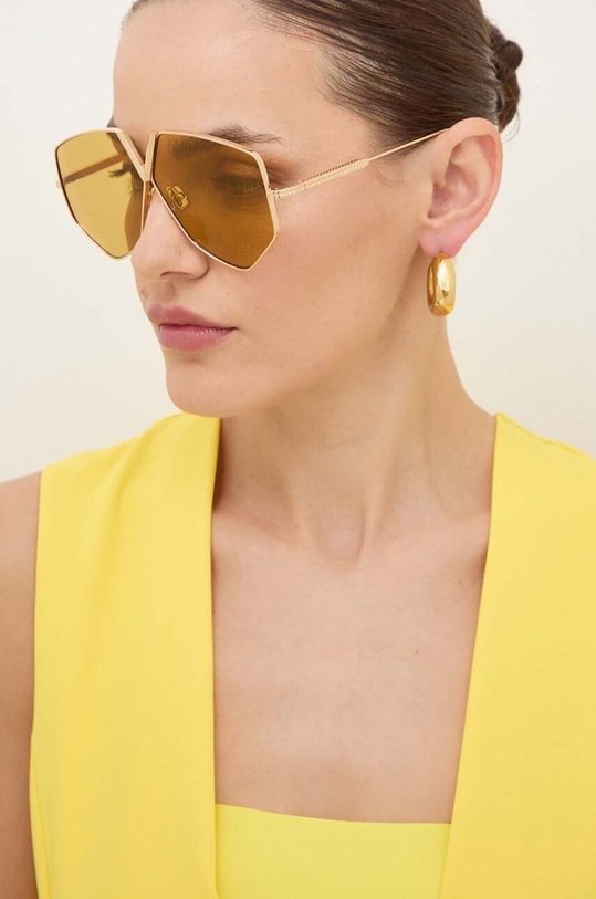 Akcesoria Valentino okulary przeciwsłoneczne V - HEXAGON VLS.115D złoty