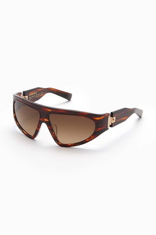 Balmain okulary przeciwsłoneczne B - ESCAPE gradientowa brązowy BPS.143B