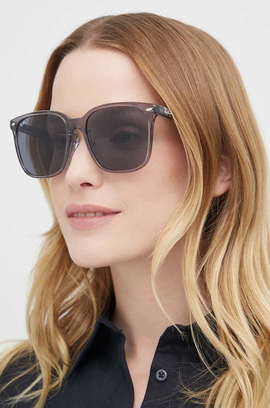 Ray-Ban okulary przeciwsłoneczne 0RB2206D szary AA00