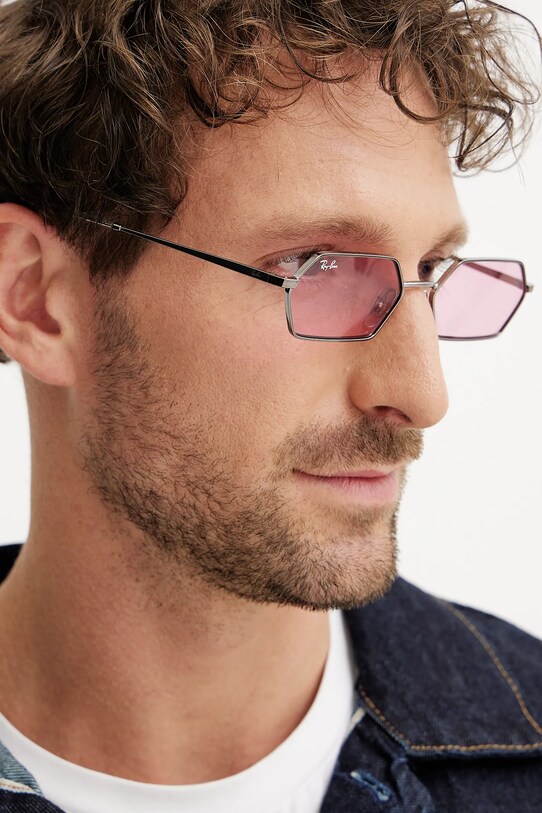 Слънчеви очила Ray-Ban 0RB3728 розов AA00