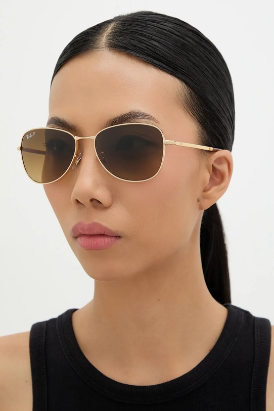 Dodaci Sunčane naočale Ray-Ban 0RB3733 zlatna