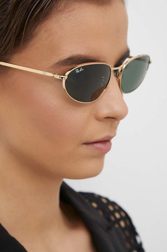 Ray-Ban okulary przeciwsłoneczne złoty 0RB3734