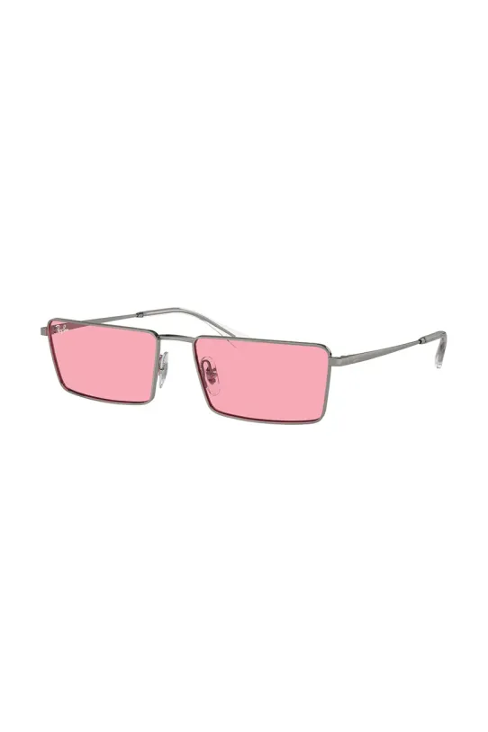 Ray-Ban okulary przeciwsłoneczne jednolita różowy 0RB3741