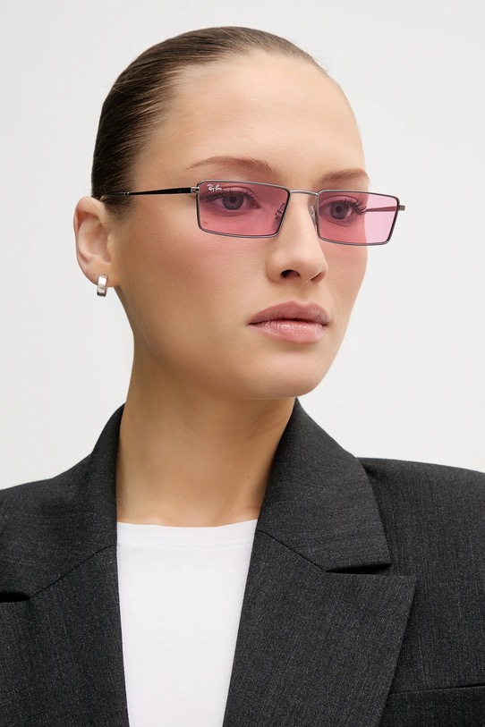 Kiegészítők Ray-Ban napszemüveg 0RB3741 rózsaszín