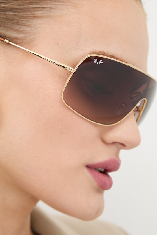 Slnečné okuliare Ray-Ban 0RB3897 hladký zlatá 0RB3897