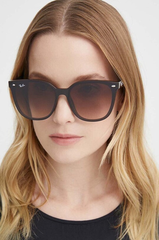 Ray-Ban ochelari de soare 0RB4423D maro AA00
