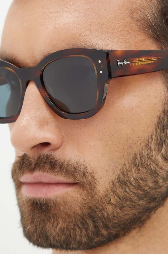 Ray-Ban okulary przeciwsłoneczne 0RB7681S brązowy